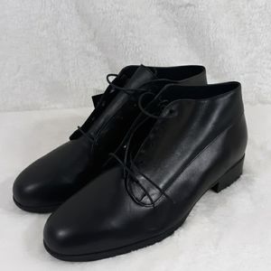 NWT Munro black leather ankle boots womens 9.5